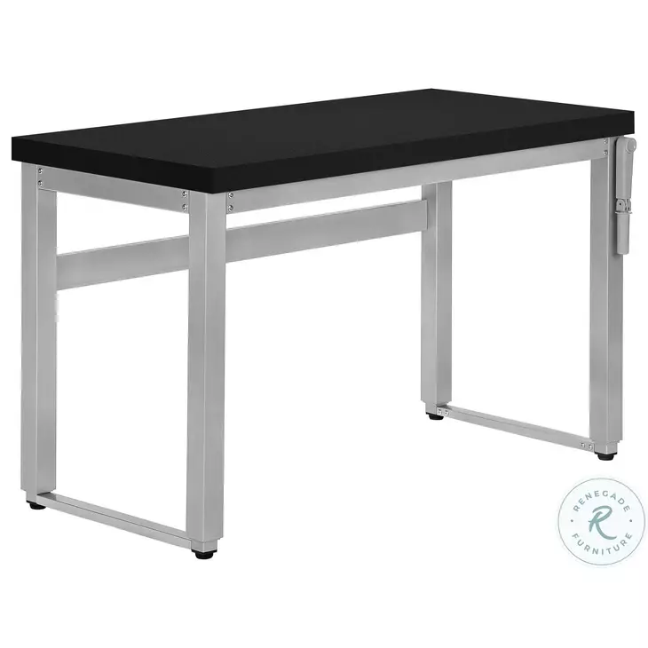 7684 Black 48" Adjustable Computer Desk