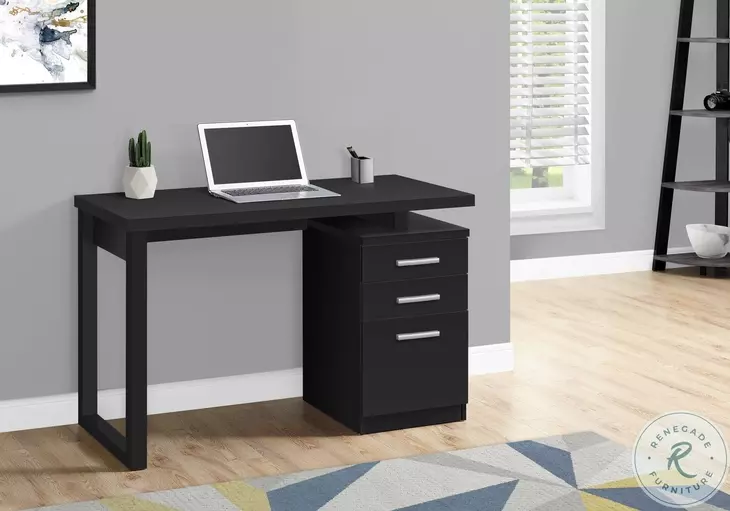 7691 Black 48" Computer Desk