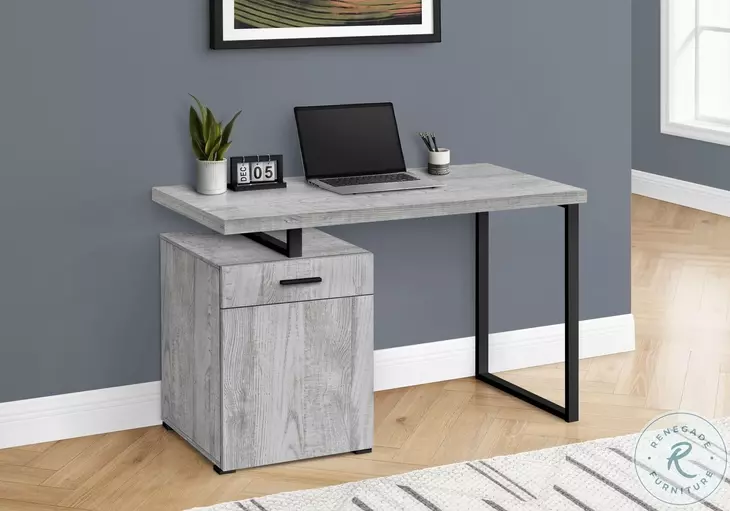 7763 Grey Computer Desk