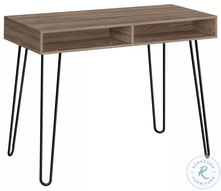 7772 Dark Taupe Computer Desk