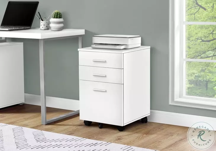 7780 White Filing Cabinet