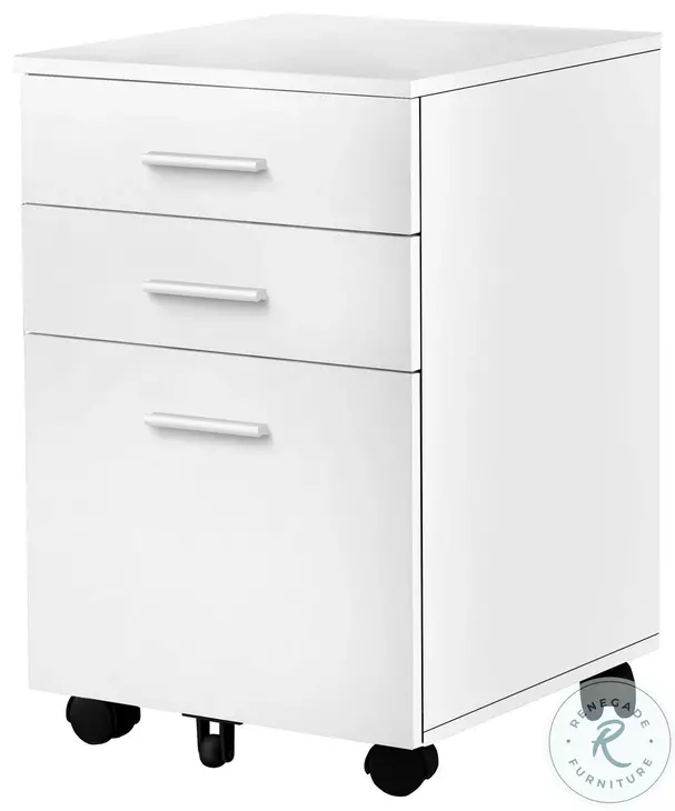 7780 White Filing Cabinet