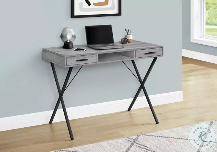 7792 Grey Computer Desk