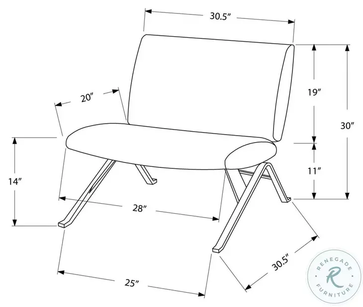 8137 Dark Taupe Accent Chair