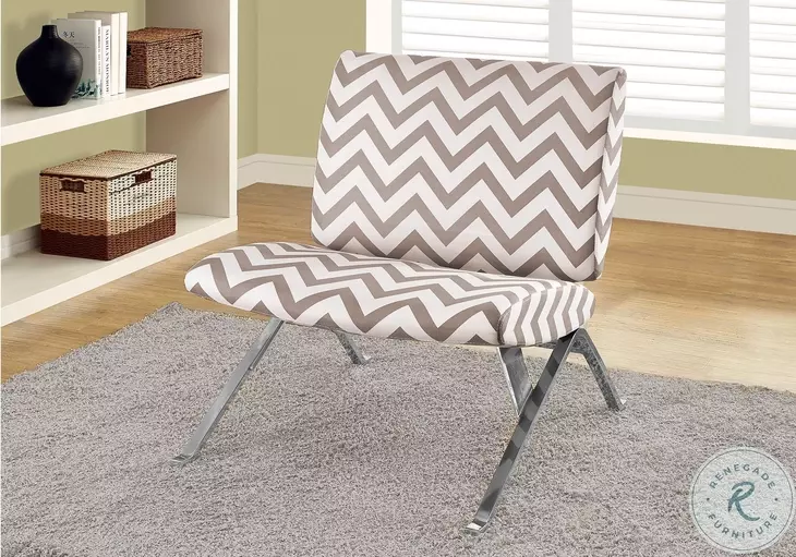 8137 Dark Taupe Accent Chair
