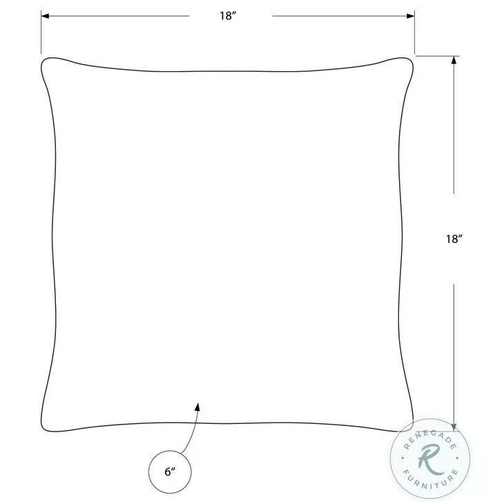 9238 Dark Brown Abstract Dot 18" Pillow