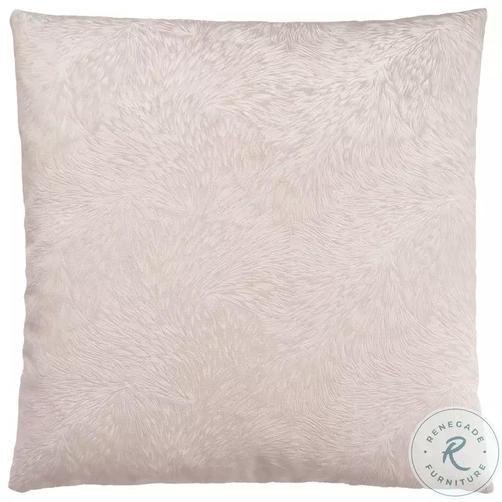 9318 Light Taupe Feathered Velvet 18" Pillow