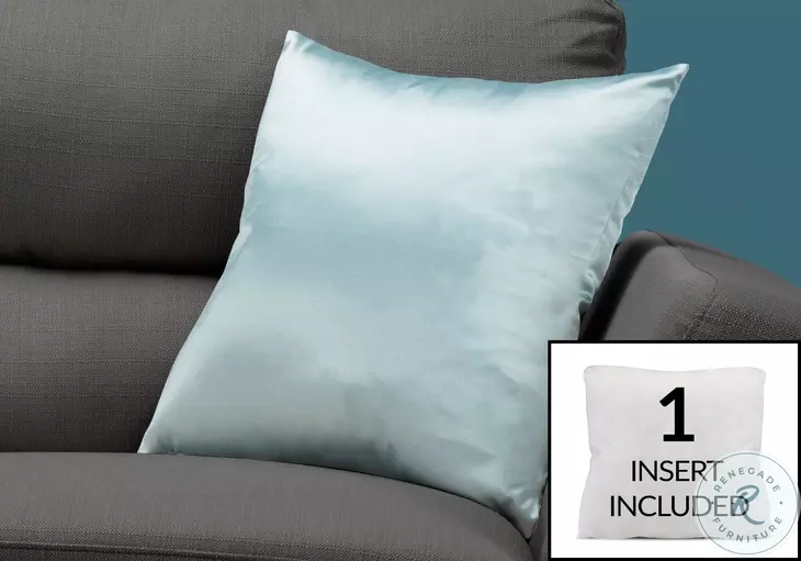 9340 Mint Satin 18" Pillow