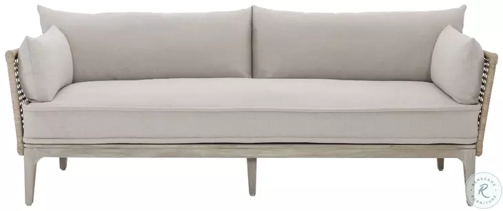 Catalonia Beige Performance Fabric Outdoor Sofa