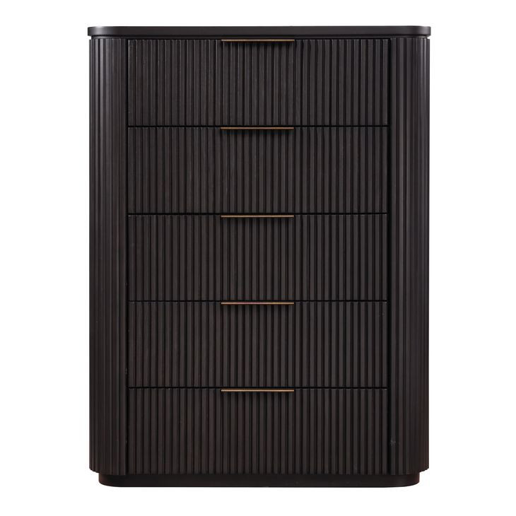 Henry Espresso 5 Drawer Chest