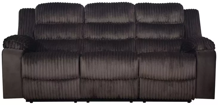 Willow Brown 86" Sofa with Dual Recliner