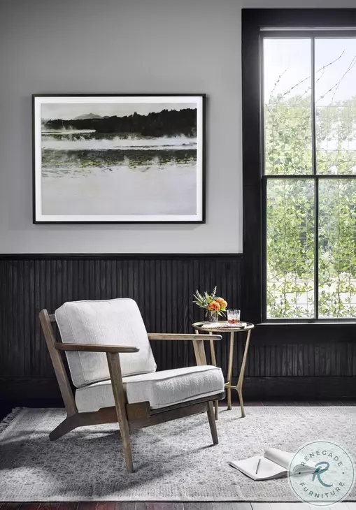 Creighton Aged Brass End Table