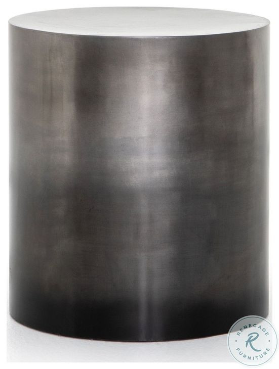 Cameron Ombre Antique Pewter End Table