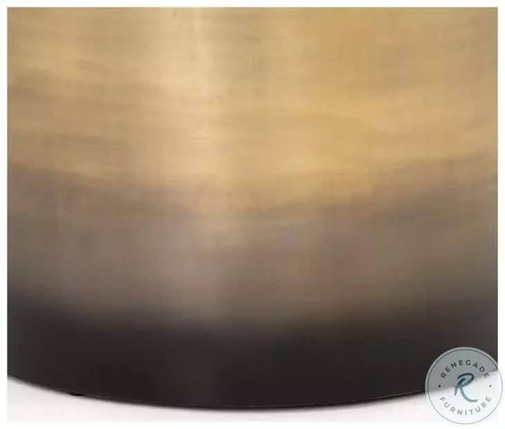 Cameron Ombre Brass Bunching Table