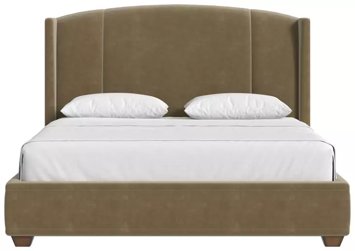 Harbor Camel Upholstered Panel Bedroom Set