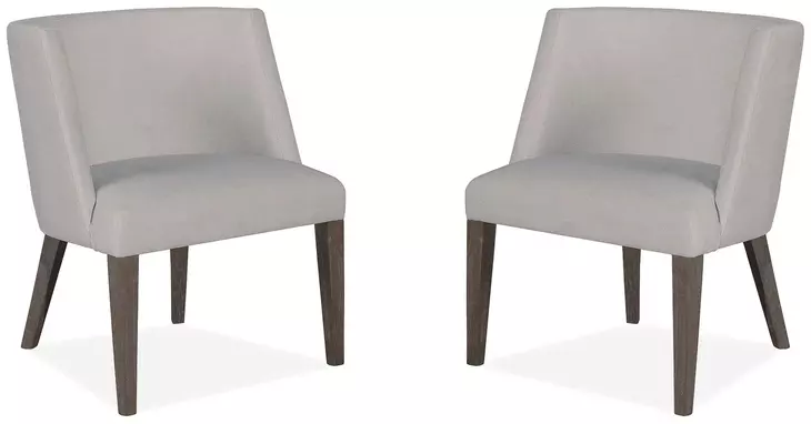 Kavanaugh Gray Upholstered Host Chair Set of 2