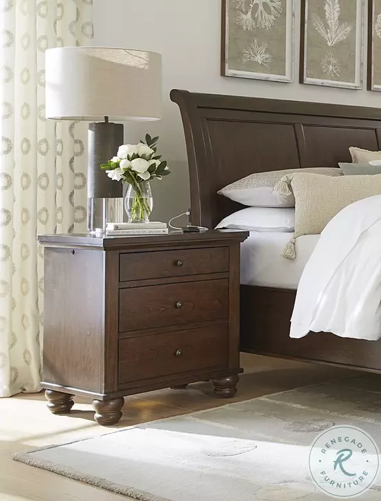 Cambridge Classic Cherry 3 Drawer Nightstand