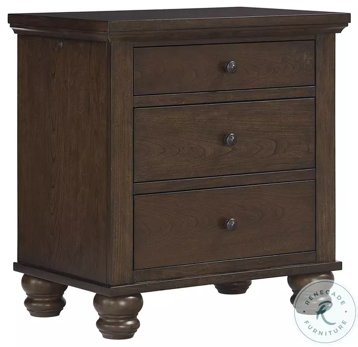 Cambridge Classic Cherry 3 Drawer Nightstand