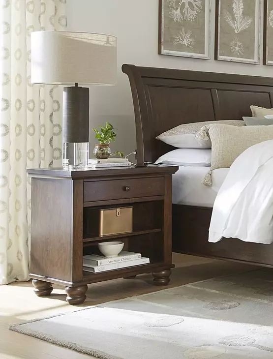 Cambridge Classic Cherry 1 Drawer Nightstand