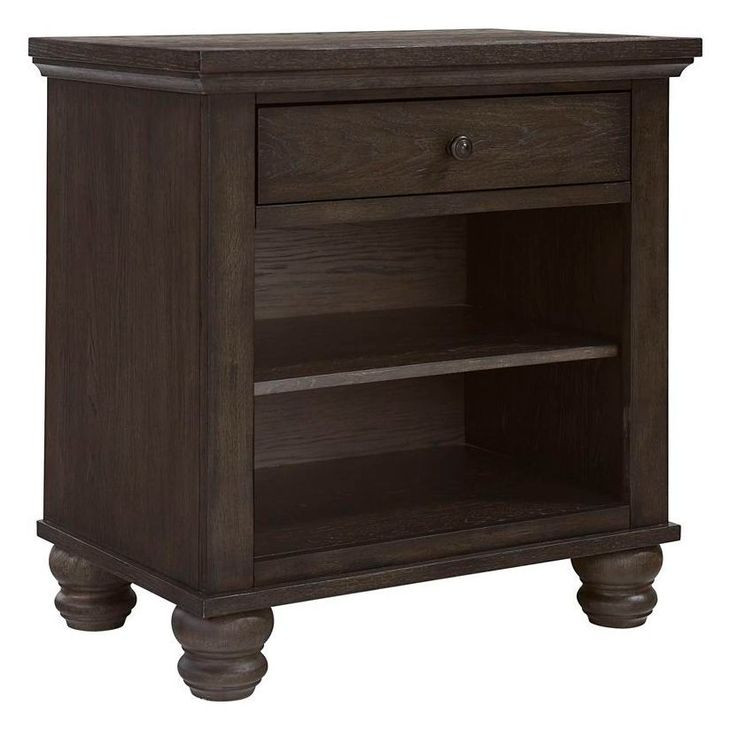 Cambridge Cracked Pepper 1 Drawer Nightstand