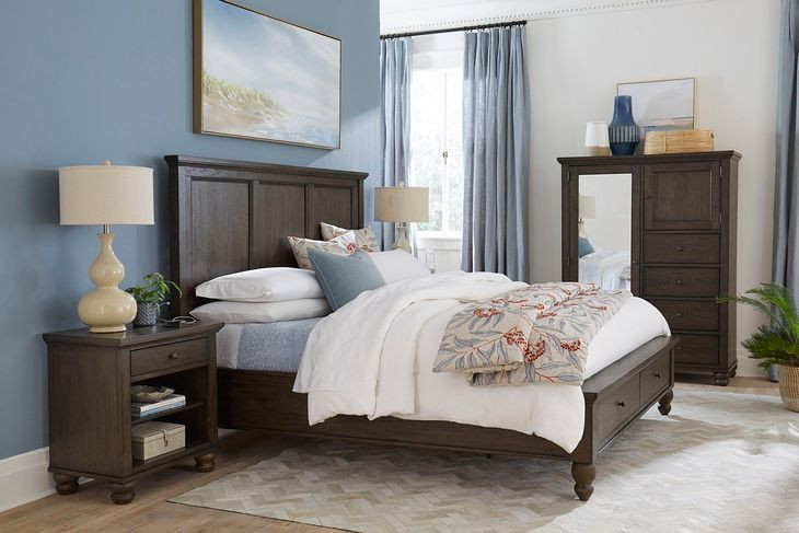 Cambridge Cracked Pepper 1 Drawer Nightstand