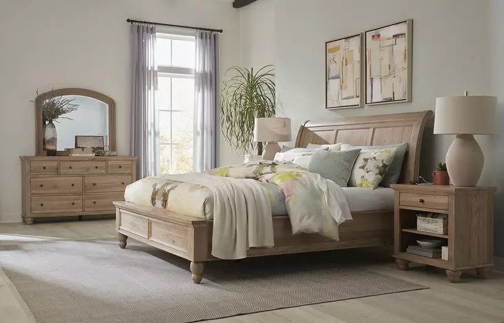 Cambridge Modern Khaki 7 Drawer Dresser