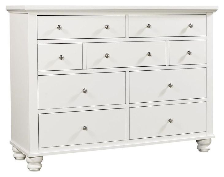 Cambridge White 9 Drawer Chesser