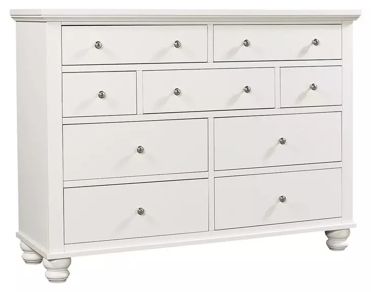 Cambridge White 9 Drawer Chesser