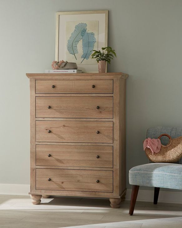 Cambridge Modern Khaki 5 Drawer Chest