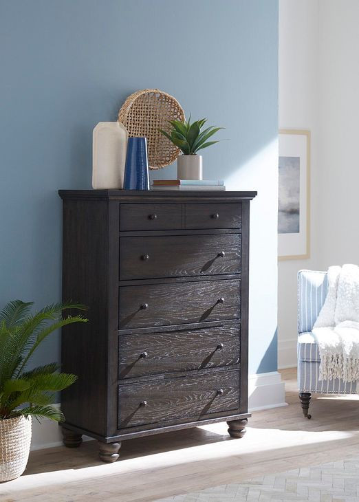 Cambridge Cracked Pepper 5 Drawer Chest