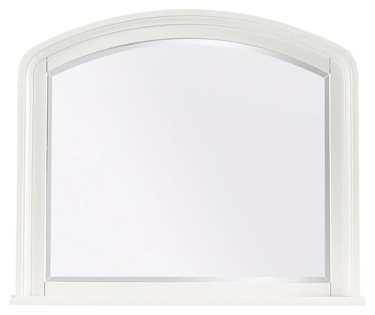 Cambridge White Arched Double Dresser Mirror