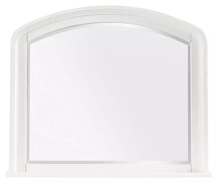 Cambridge White Arched Double Dresser Mirror