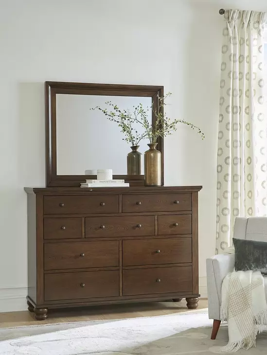 Cambridge Classic Cherry Rectangular Chesser Mirror