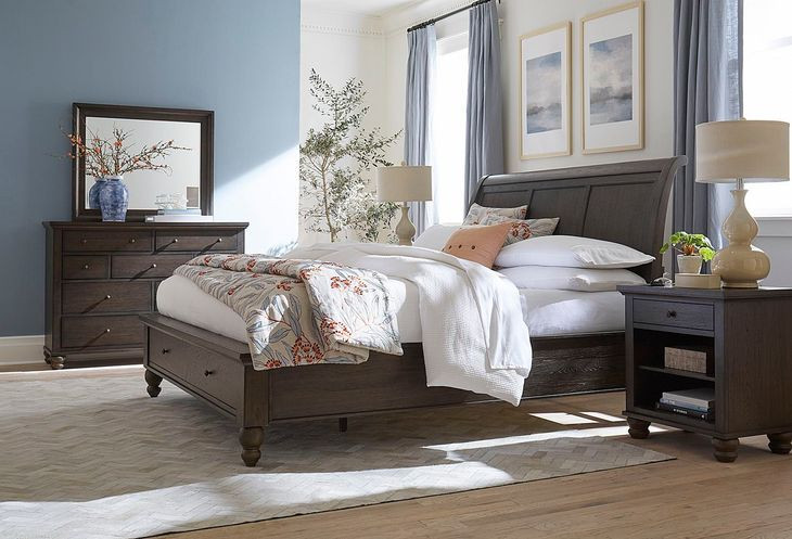 Cambridge Cracked Pepper Rectangular Chesser Mirror