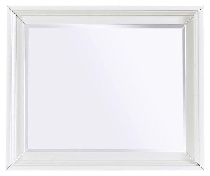Cambridge White Rectangular Chesser Mirror