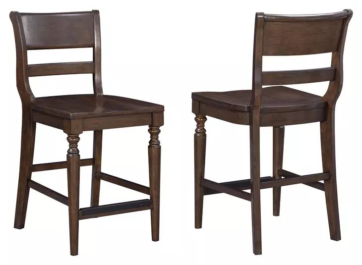 Cambridge Classic Cherry Counter Height Chair Set of 2