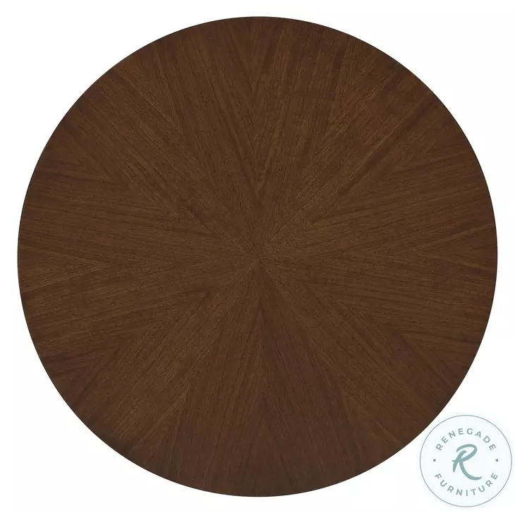 Auburn Grove Classic Walnut Round End Table