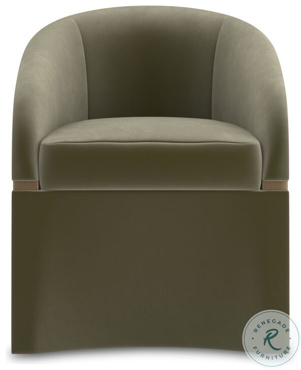 Dune Green Velvet Dining Chair From Caracole Coleman Furniture