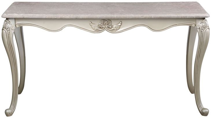 Monique Beige Rectangular Console Table