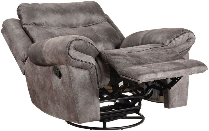 Nashville Gray 88" Manual Reclining Living Room Set