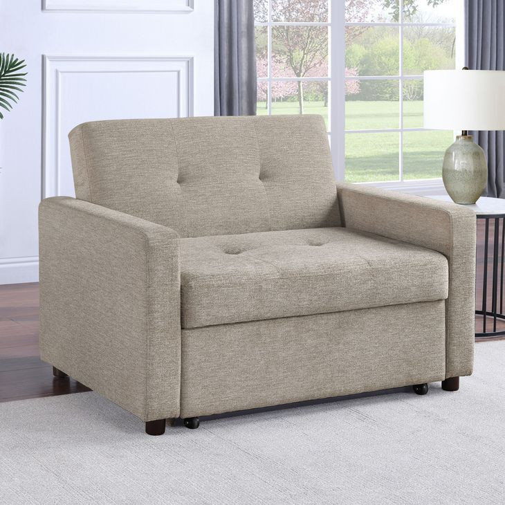 Noah Brown Chair with Twin Sleeper