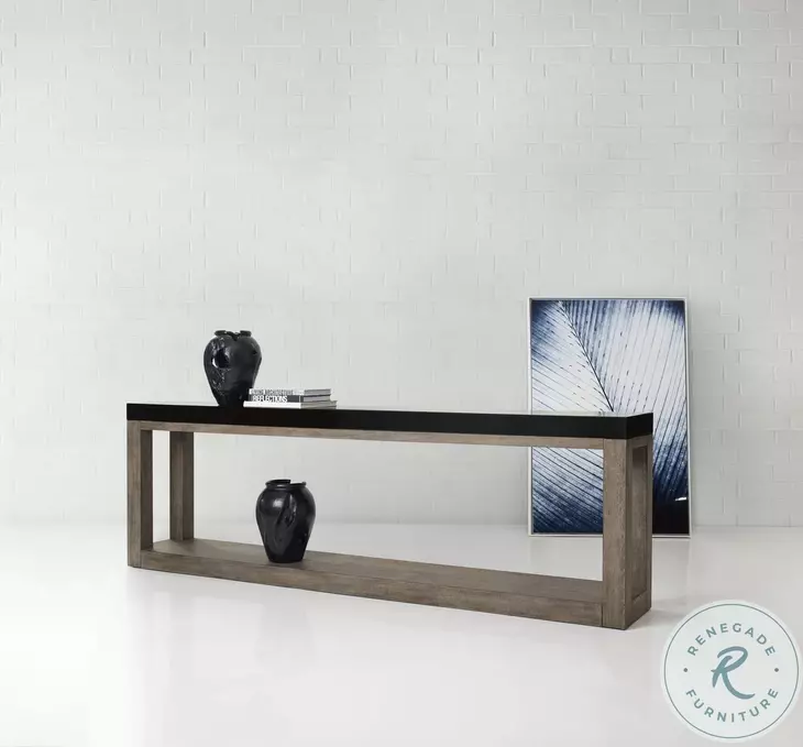 Salzburg Black And Brown Console Table