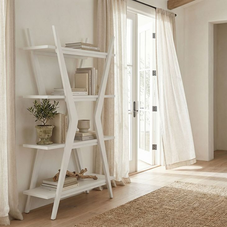 Stratton White Etagere