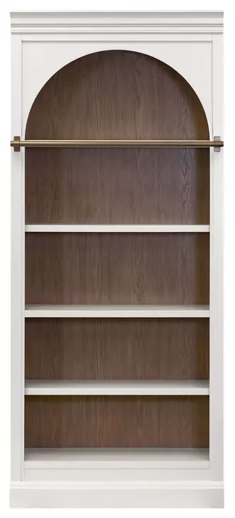 Albany White Arched Bookcase