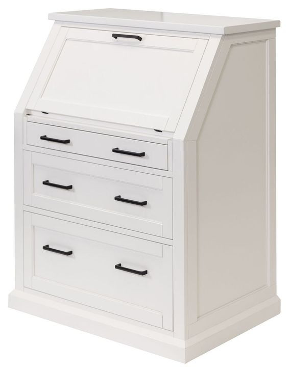 Abby White Secretary Desk
