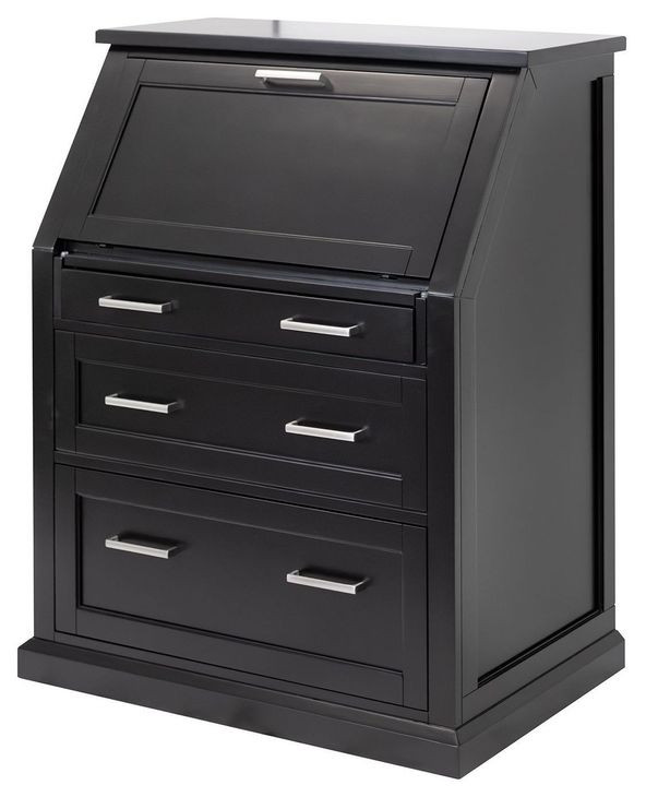 Abby Black Secretary Desk