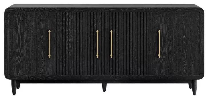 Camden Black Entertainment Wall