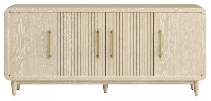 Camden White 4 Door TV Stand