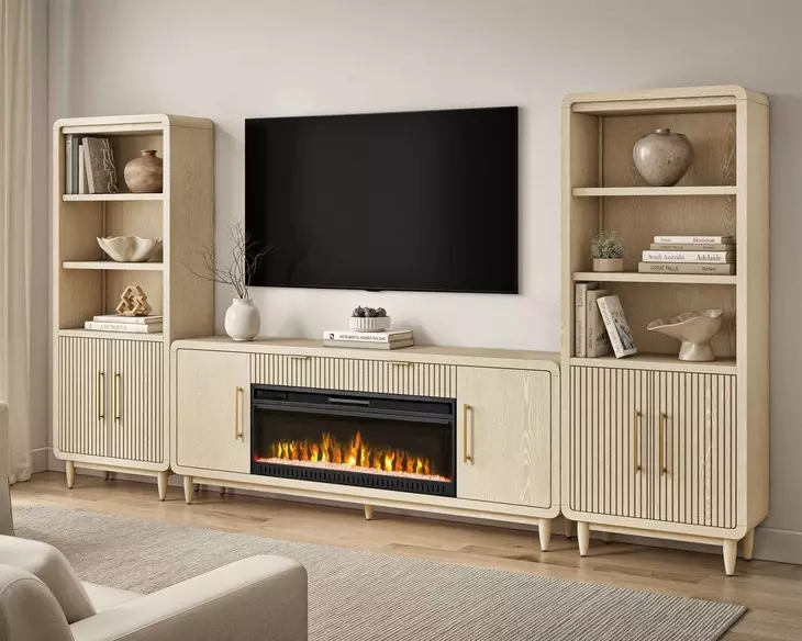 Camden White 2 Door Bookcase