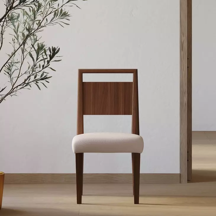 Cupertino Beige Dining Chair Set of 2